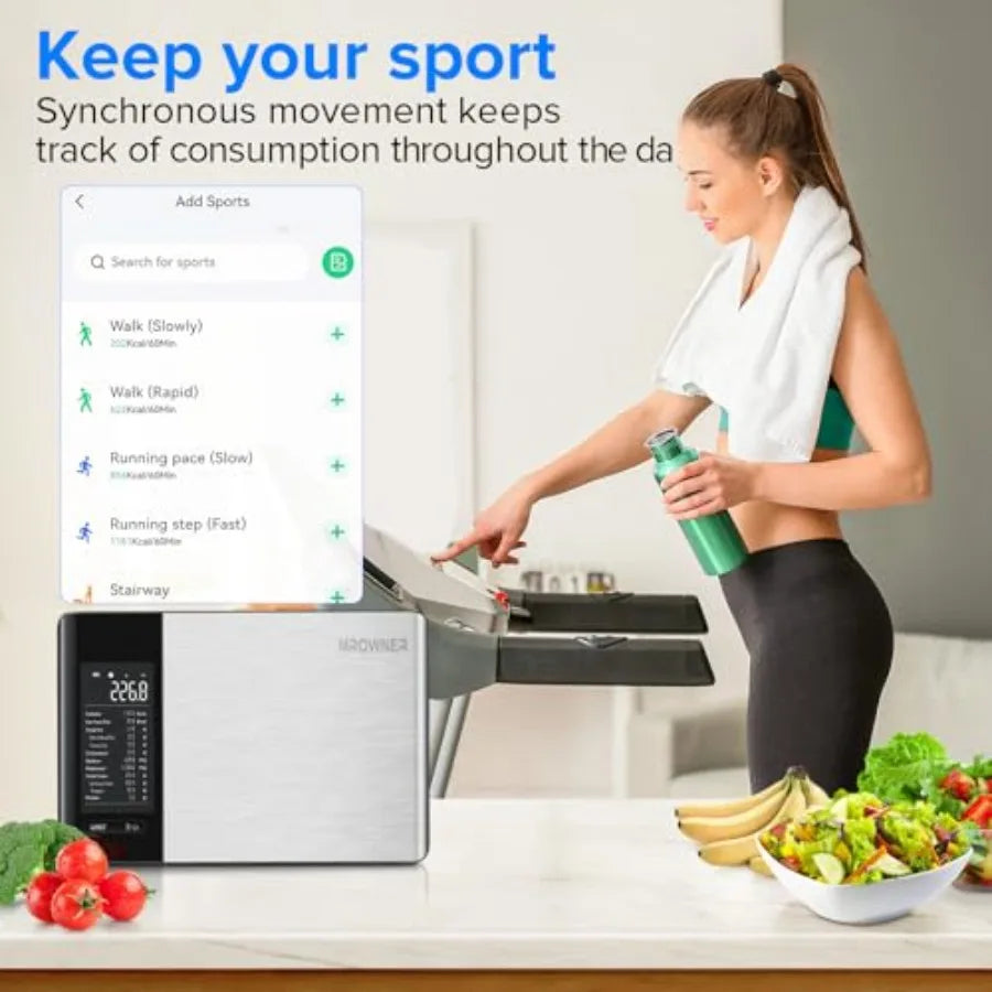 Ventayo – Smart Food Kitchen Scale with Nutritional Calculator Free App for Weight Loss | Nutritional Calculator, Macro Tracking