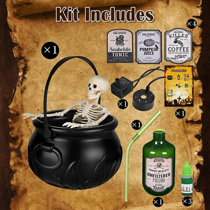 HexBrew – Halloween Witch Cauldron Decoration
