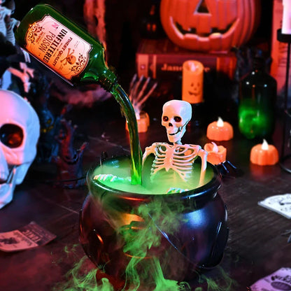 HexBrew – Halloween Witch Cauldron Decoration