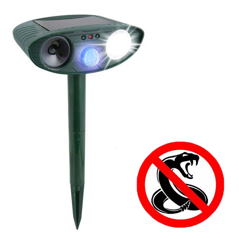 Ultrasonic Snake Repeller – Solar Powered – Get Rid of Snake in 48 Hours