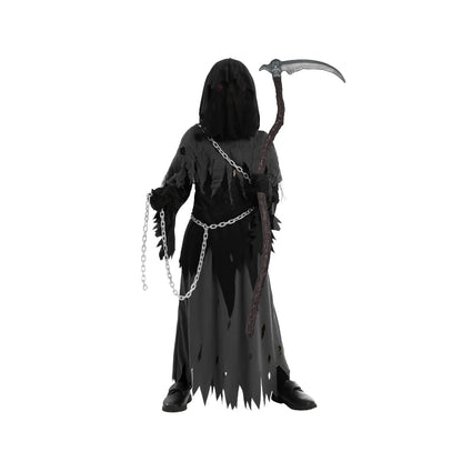 Ventayo – Spooky Costume Collection | Grim Reaper Hooded Robe Set with Glowing Eyes | Perfect for Halloween Fun