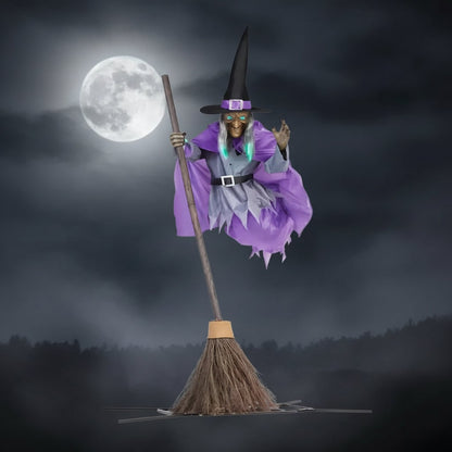 Ventayo – Spooky Decor | Hanging Witch Yard Decoration for Halloween with Large Flying Design | Perfect for Outdoor Displays