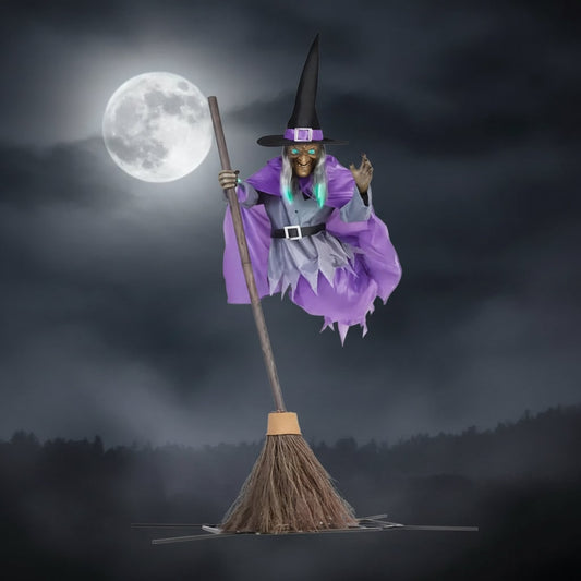 Ventayo – Spooky Decor | Hanging Witch Yard Decoration for Halloween with Large Flying Design | Perfect for Outdoor Displays