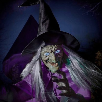 Ventayo – Spooky Decor | Hanging Witch Yard Decoration for Halloween with Large Flying Design | Perfect for Outdoor Displays