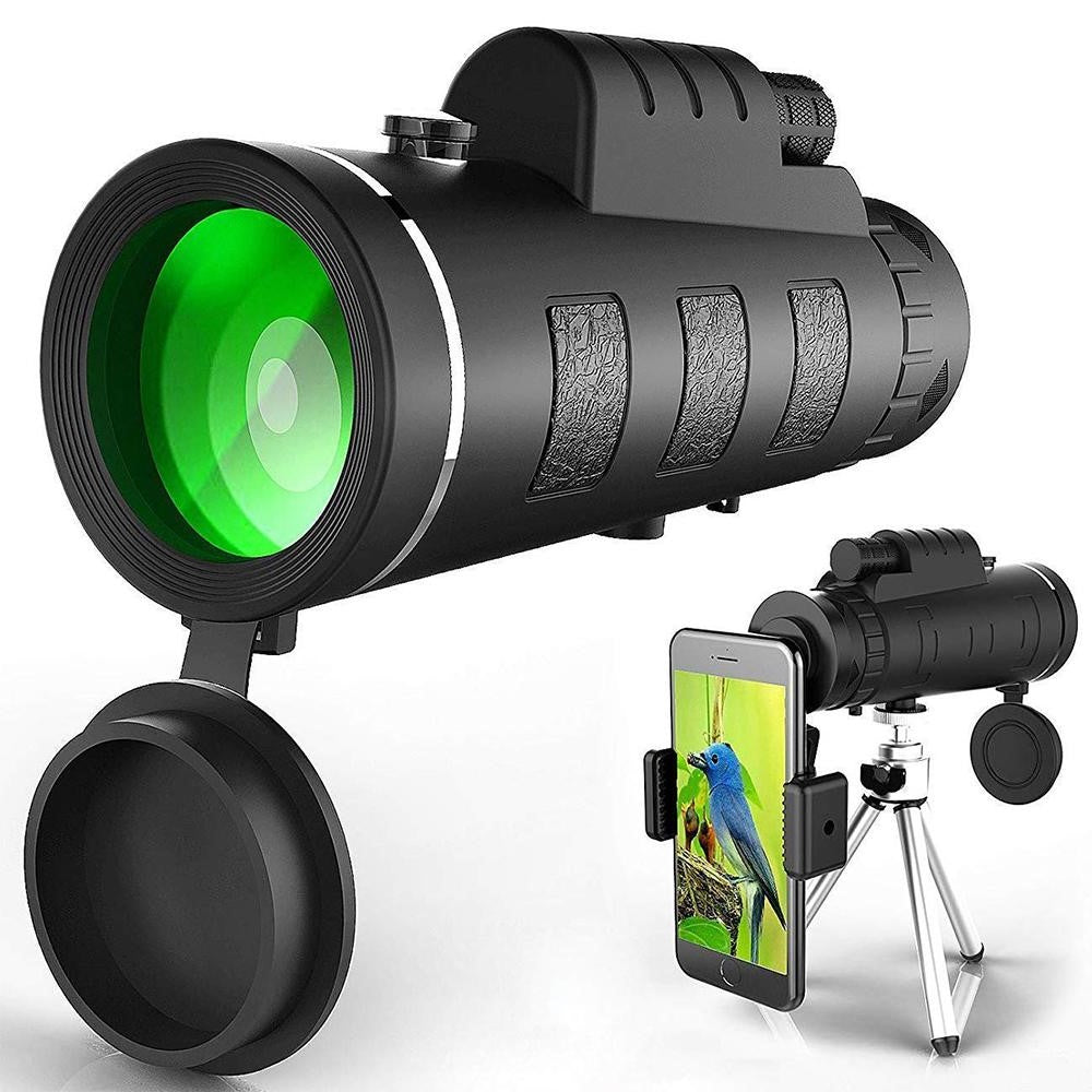 10X Starscope HD Monocular - High Power Monocular With Smartphone Holder & Tripod