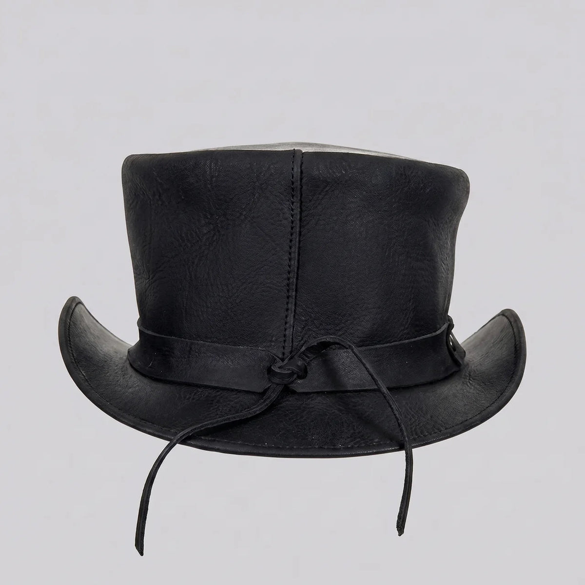 Steampunk Top Hat | Leather Finish with Shapeable Brim | Unique Style for Festivals and Events – Ventayo