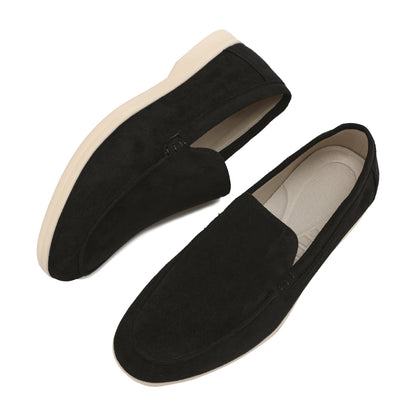 Antonio Suede Loafers – Premium Faux Suede, Lightweight & Versatile Men's Dress Shoes