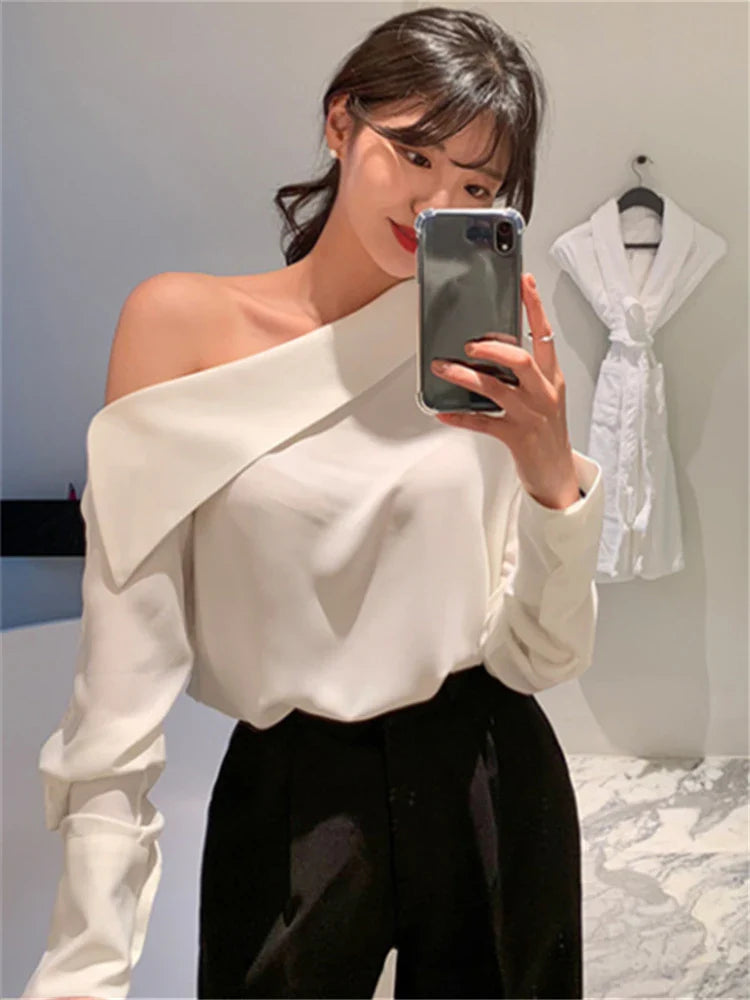 Sexy Wild Spring Summer Office Top