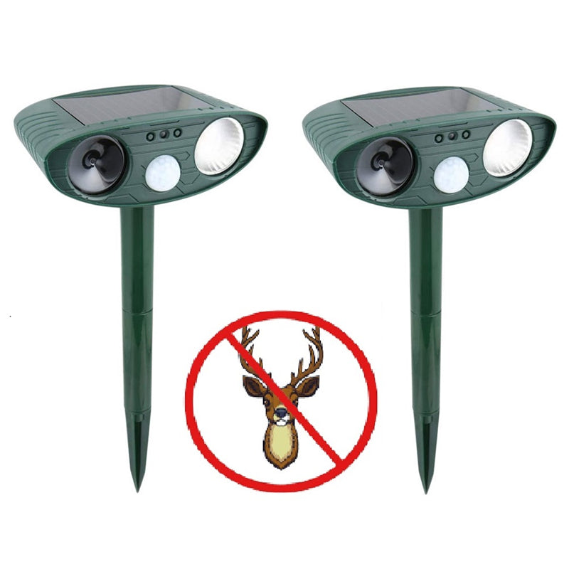 Ultrasonic Deer Repellent Solar Powered for Garden Protection