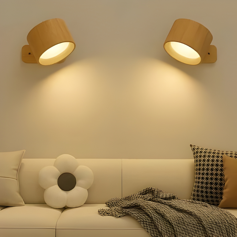 Rechargeable Wall Light with 360° Rotation | Ventayo
