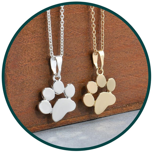 Collier pendentif patte