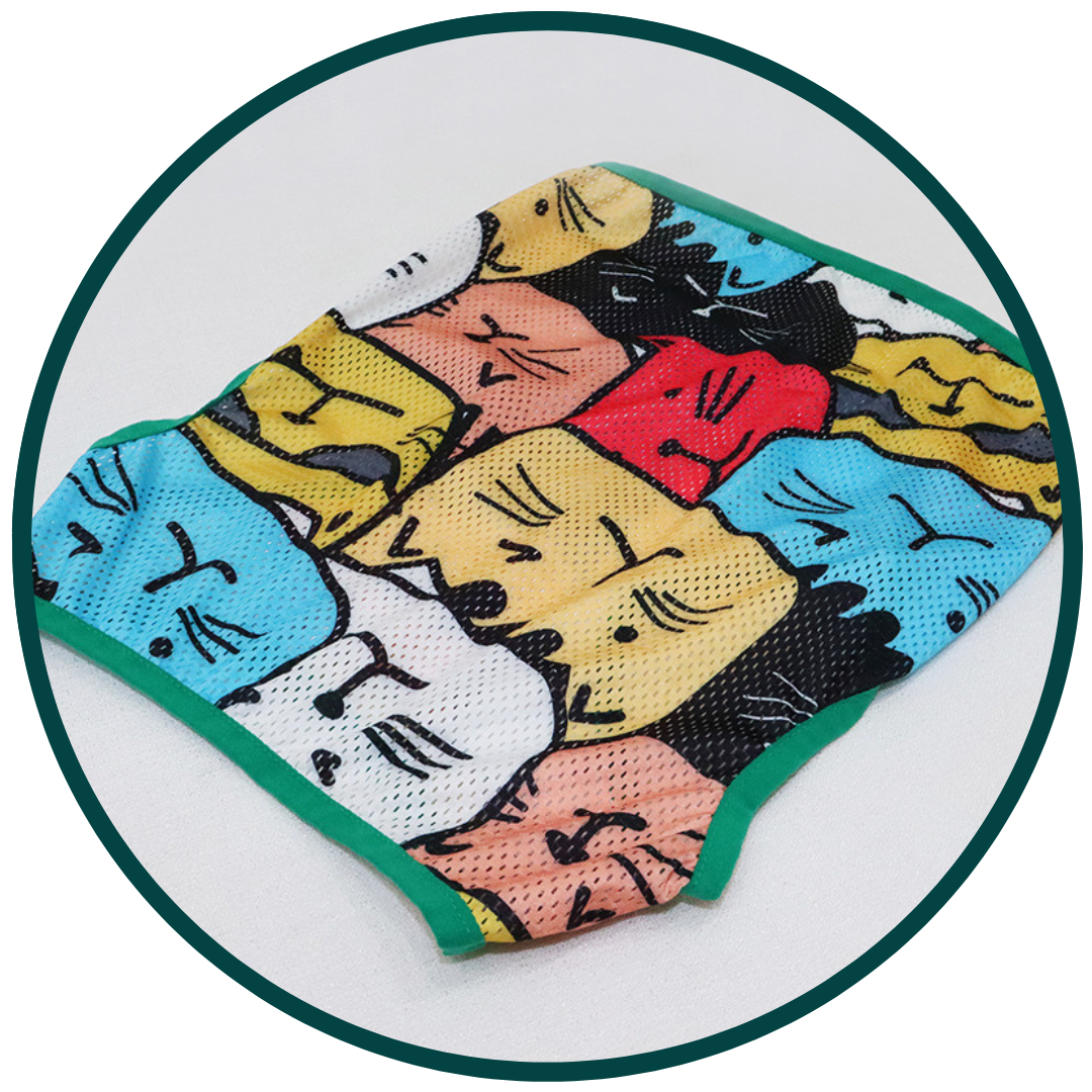 Gilet à motif chat