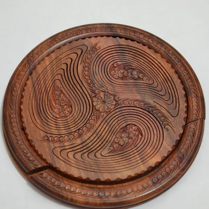 Handmade Timbered Fruit Plate of Artistry