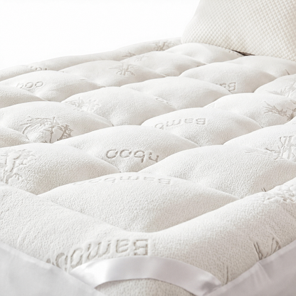 Ventayo – Collection | Bamboo Viscose Mattress Protector with Quilted Design | Waterproof & Breathable for Ultimate Sleep Comfort