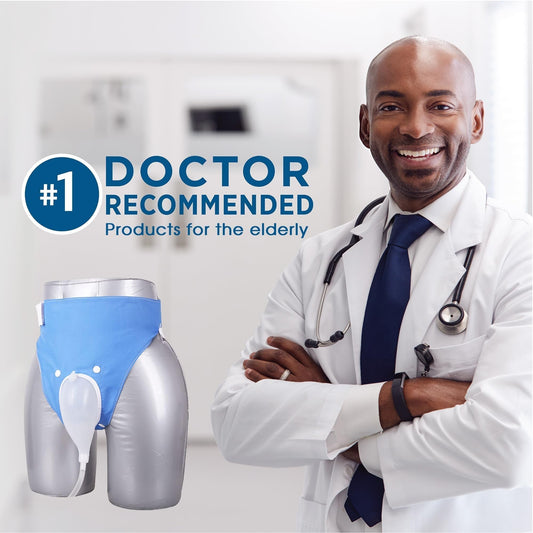 Ventayo – Wearable Urine Collector System with Adjustable Straps & 1000 mL Capacity for Comfort and Convenience