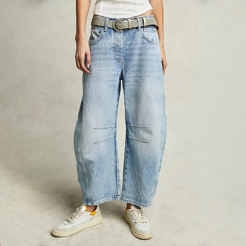 Wide leg jeans for women