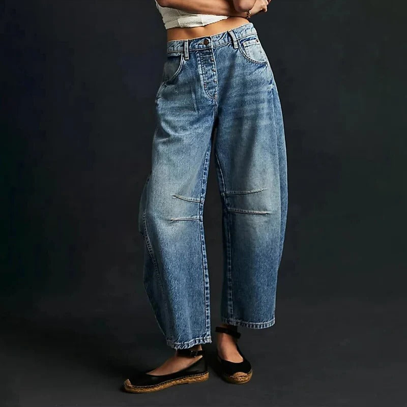 Wide leg jeans for women