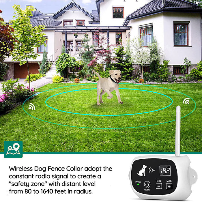 Wireless Dog Fence With Collar