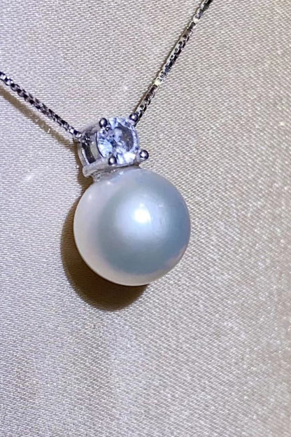 Timeless Grace Freshwater Pearl Sterling Silver Necklace