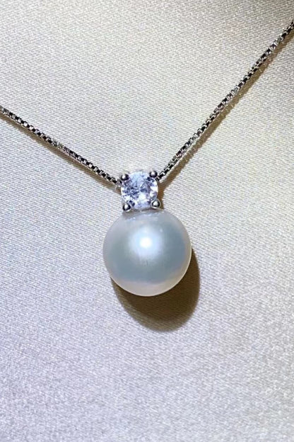 Timeless Grace Freshwater Pearl Sterling Silver Necklace