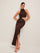 Asymmetrical Cutout Split Dress