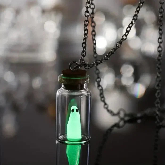 Radiant Ghost Charm Necklace – Ventayo