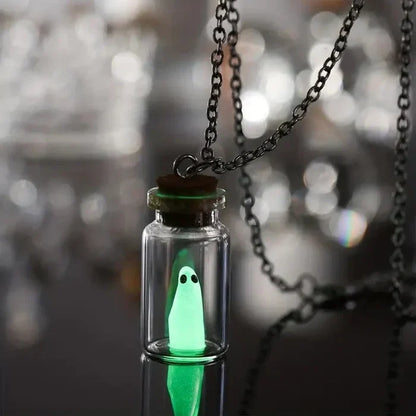 Radiant Ghost Charm Necklace – Ventayo