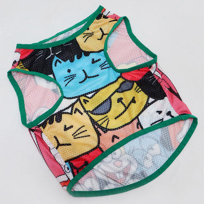 Gilet à motif chat