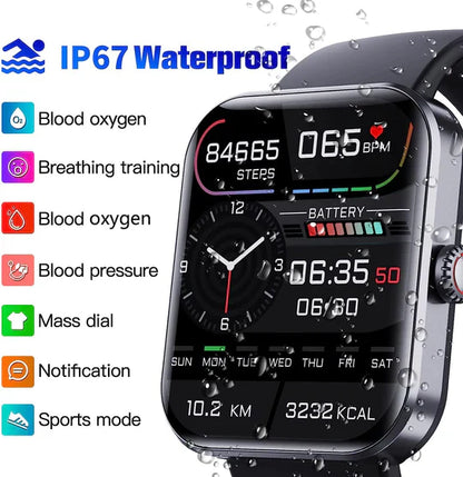 Blood Glucose Monitoring Smartwatch | Smart Watch for Non-Invasive Blood Glucose Testing