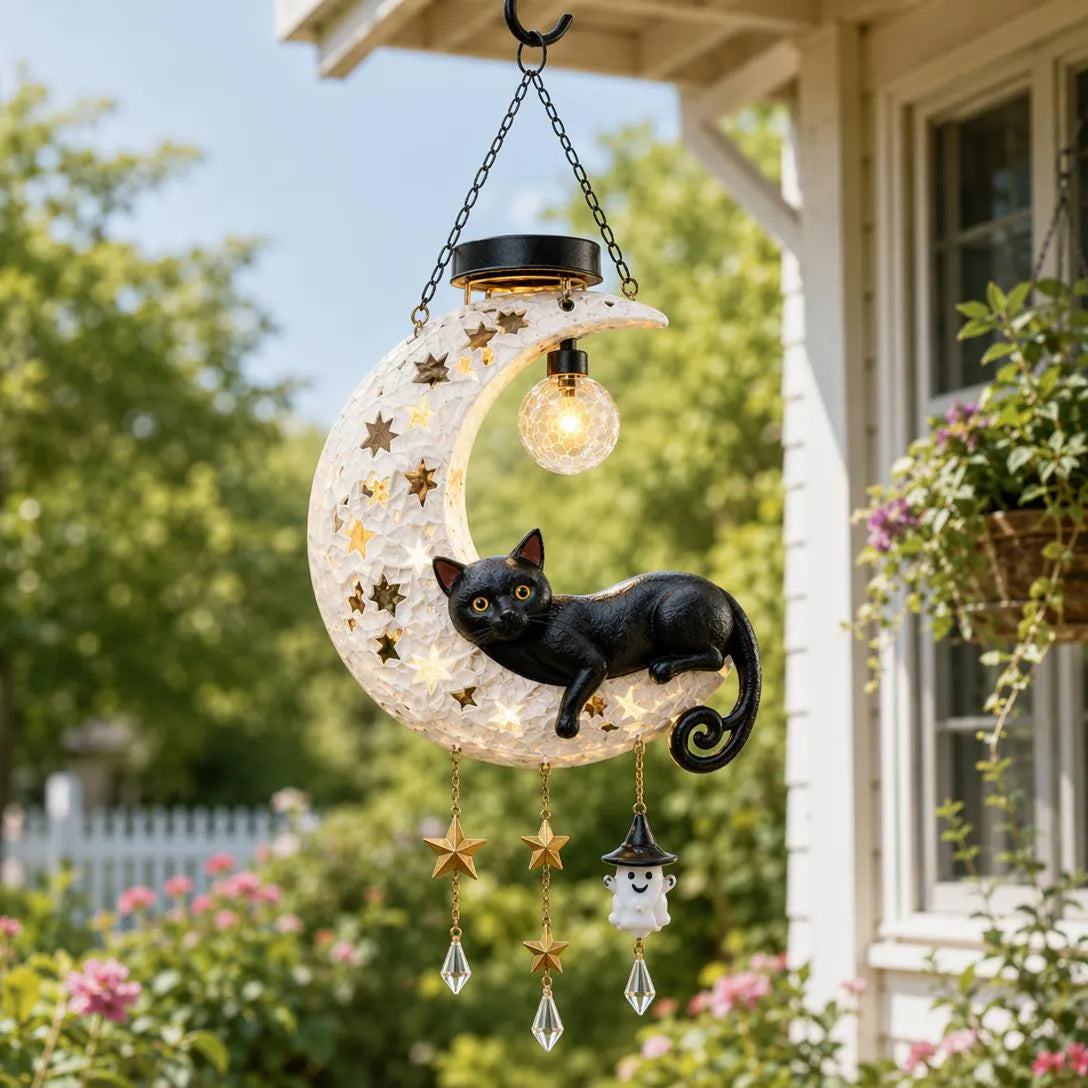 Solar Crescent Moon Cat Lantern – Ventayo