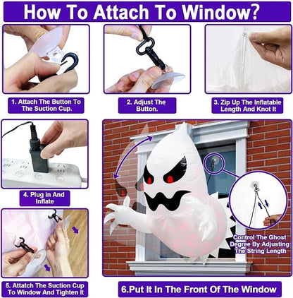 Haunted LED Inflatable Ghost – Ventayo