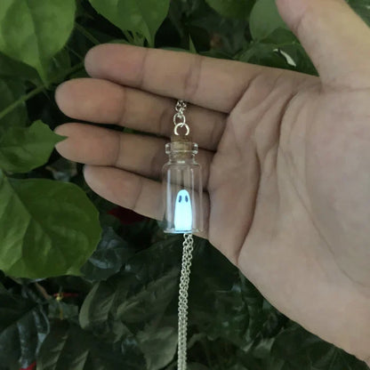 Radiant Ghost Charm Necklace – Ventayo