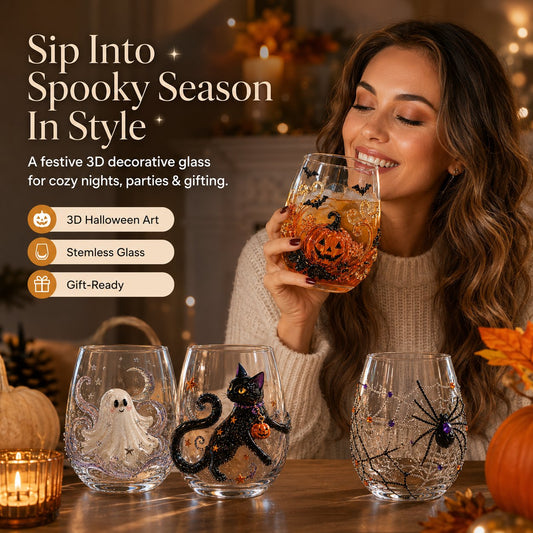 Ventayo – Artisan Halloween Drinking Glass