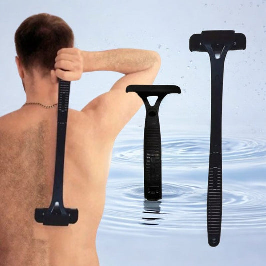 Men’s Back Shaver – Extra Long Handle & Detachable Razor for Easy Back Hair Removal