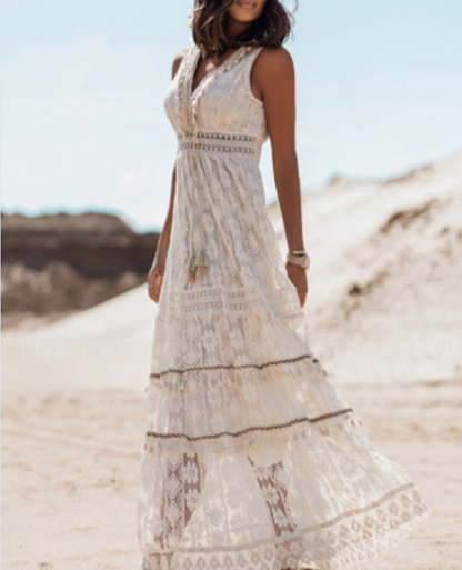 Boho Lace Sundress For Women