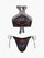 Boho Print Tie-Back Halter Bikini