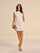 Button-Detail A-Line Dress