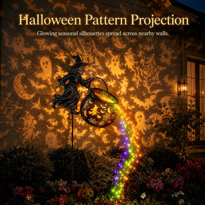 ShadowGlow – Halloween Witch Garden Light
