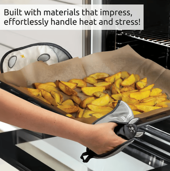 Bat-Inspired Oven Mitt & Pot Holder Set – Ventayo