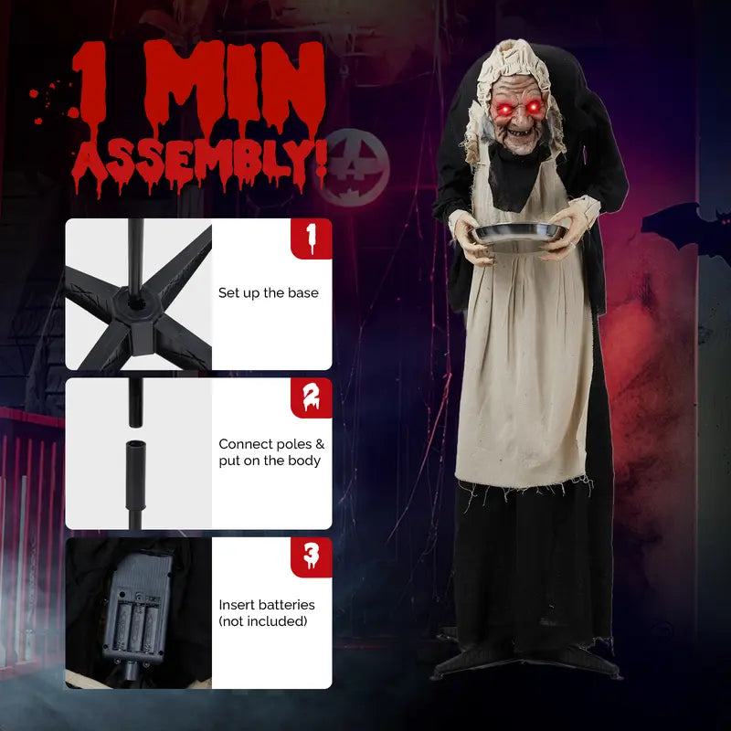 ScareCore – Animated Talking Halloween Yard Decoration