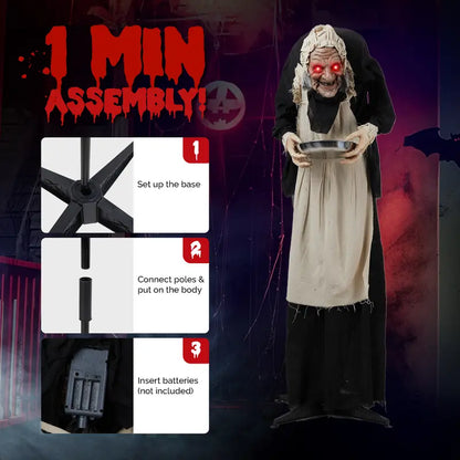 ScareCore – Animated Talking Halloween Yard Decoration