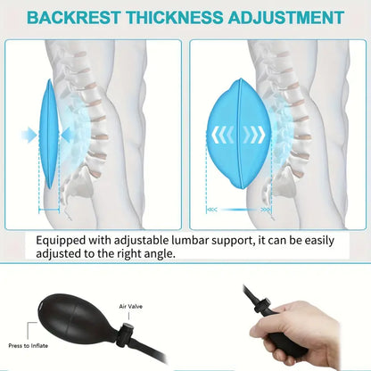 Full Back Massager with Heat – Shiatsu Chair Pad, Deep-Kneading, Adjustable Intensity