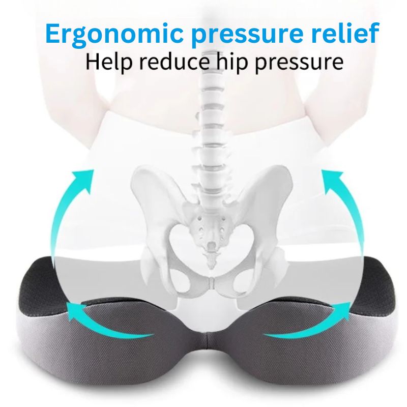 Memory Foam Car Seat Cushion – Ergonomic Support for Driving Comfort