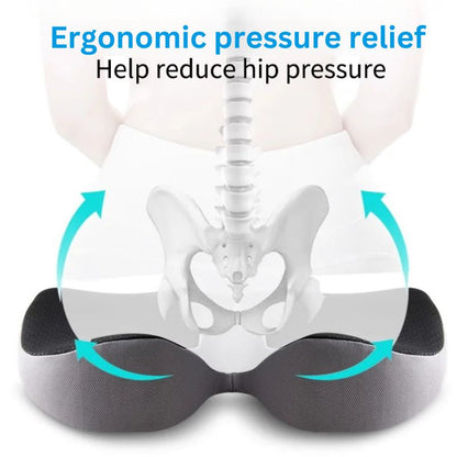 Memory Foam Car Seat Cushion – Ergonomic Support for Driving Comfort
