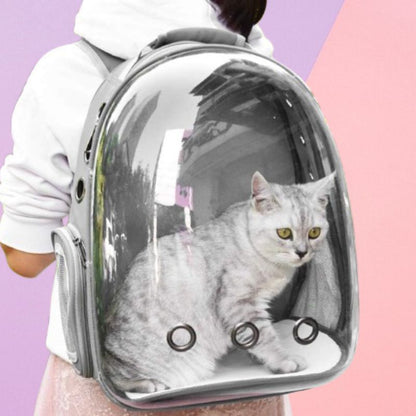 Transporteur d'animaux en capsule spatiale respirante pour chats et chiens