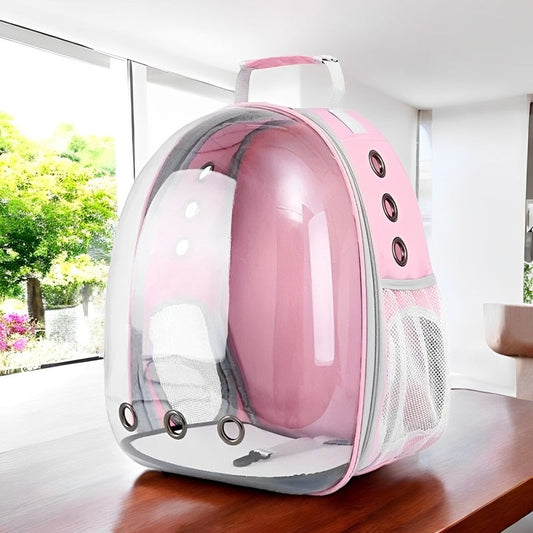 Transporteur d'animaux en capsule spatiale respirante pour chats et chiens