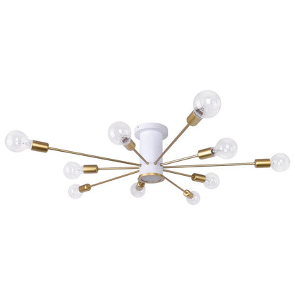 Mid Century Semi Flush Mount Sputnik Light