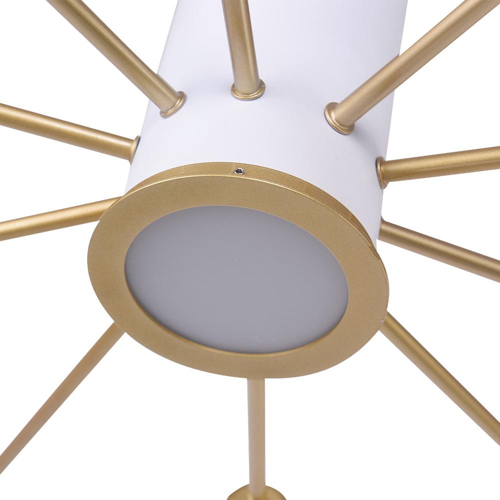 Mid Century Semi Flush Mount Sputnik Light