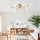 Mid Century Semi Opbouw Sputnik Lamp