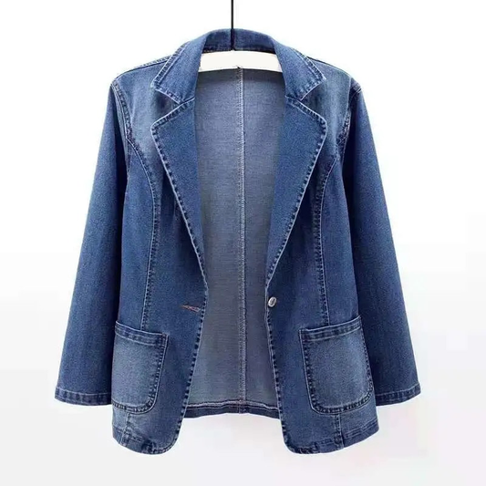 Klassiek denimblazer voor dames